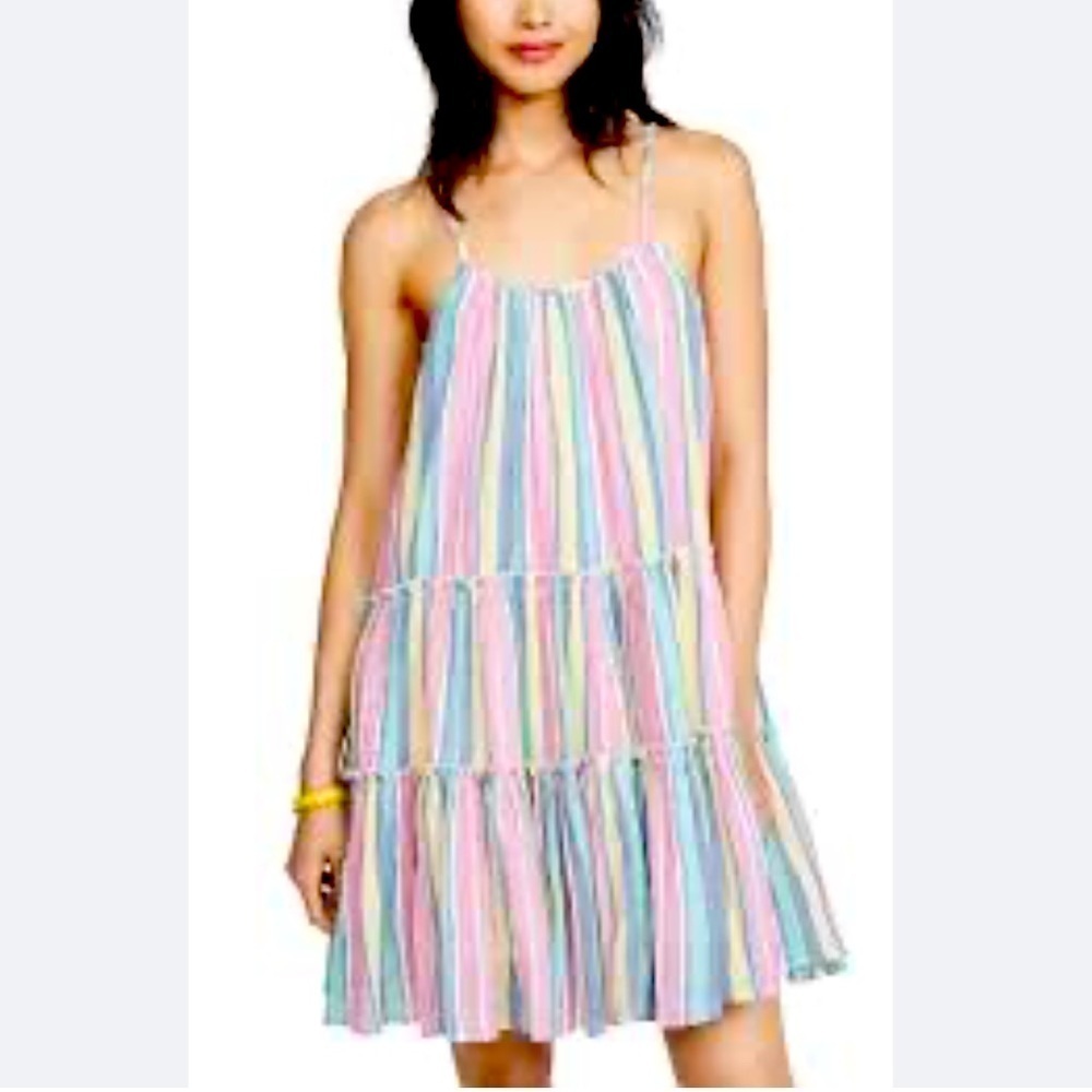 dRA‎ Los Angeles Nathalia Dress Tiered Vintage Stripe